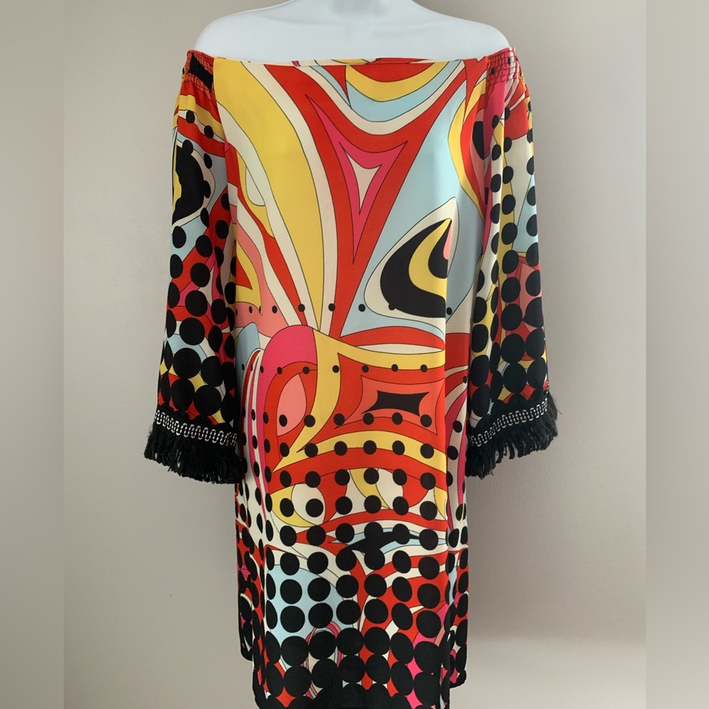 ISLE Sheath Dress with Geometric Pattern
